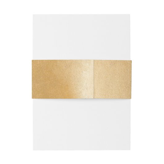 Trendy Faux goudfolie monogram bruiloft Uitnodigingen Wikkel (Achterkant Voorbeeld)