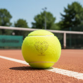 Trendy Faux Roos Gold Geometric Heart Marble Tennisballen