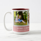 Trendy Faux Roos Gold Script | Best Sisters Foto Tweekleurige Koffiemok (Links)