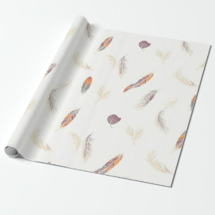 Trendy Feathers Luxe Boho Collectie Cadeaupapier
