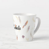 Trendy Feathers Luxury Boho Collection Latte Mok (Rechterhoek)