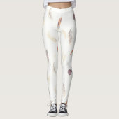 Trendy Feathers Luxury Boho Collection Leggings (Voorkant)