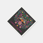 Trendy Fiesta Mexicaanse bloem patroon bruiloft pa Servet (Hoek)