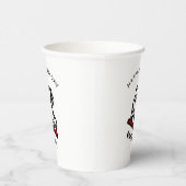 Trendy Figuur Skating Girl Schaatsen Persoonlijk R Papieren Bekers (Rechts)