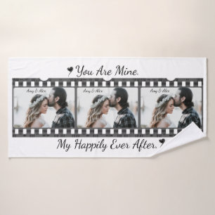 Trendy Film Reel Movie Persoonlijk Afbeelding Lijs Badhanddoek