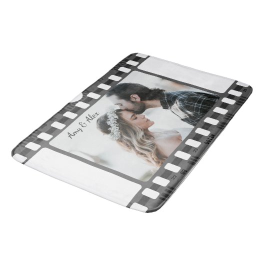 Trendy Film Reel Movie Persoonlijk Afbeelding Lijs Badmat (Gekanteld)