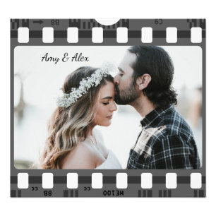 Trendy Film Reel Movie Persoonlijk Afbeelding Lijs Foto Afdruk