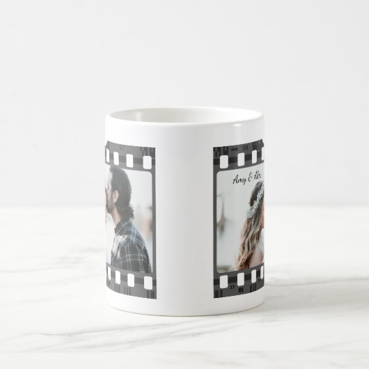 Trendy Film Reel Movie Persoonlijk Afbeelding Lijs Koffiemok (Center)