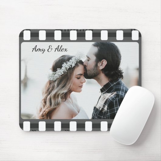 Trendy Film Reel Movie Persoonlijk Afbeelding Lijs Muismat (Met muis)