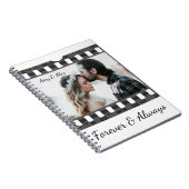 Trendy Film Reel Movie Persoonlijk Afbeelding Lijs Notitieboek (Rechterzijde)