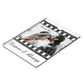 Trendy Film Reel Movie Persoonlijk Afbeelding Lijs Notitieboek (Linkerzijde)