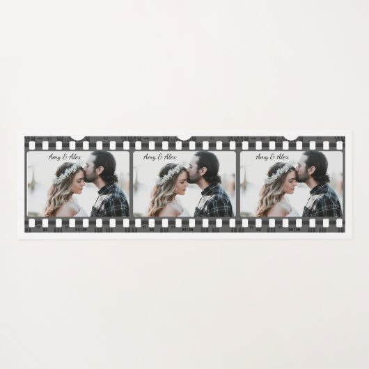 Trendy Film Reel Movie Persoonlijk Afbeelding Lijs Yogamat (Achterkant (horizontaal))