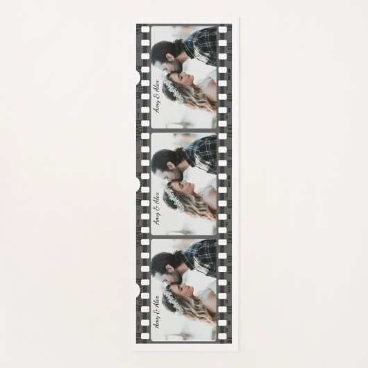 Trendy Film Reel Movie Persoonlijk Afbeelding Lijs Yogamat (Voorkant)