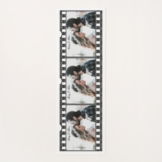 Trendy Film Reel Movie Persoonlijk Afbeelding Lijs Yogamat (Achterkant)
