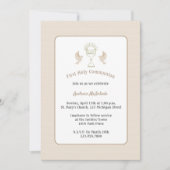 Trendy First Community Tan Stripes with Chalice Kaart (Voorkant)