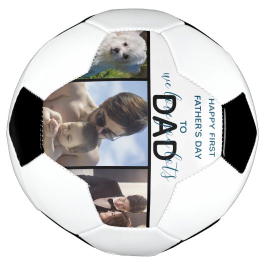 Trendy First Vaderdag Photo Voetbal (Gedraaid)