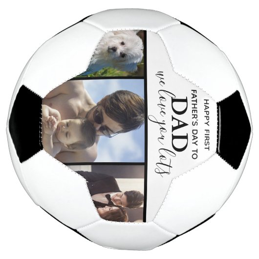 Trendy First Vaderdag Photo Voetbal (Gedraaid)