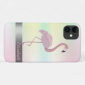 Trendy Flamingo's Holografisch Iriserend Case-Mate iPhone Case (Achterkant (horizontaal))