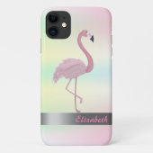 Trendy Flamingos Holographic Iridescent Case-Mate iPhone Case (Achterkant)