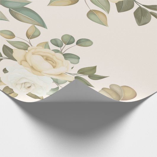 trendy floral cadeaupapier (Hoek)