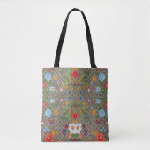 Trendy floral chic tote bag (Voorkant)