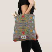 Trendy floral chic tote bag (Dichtbij)