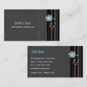 Trendy Floral Design Visitekaartje (Voorkant / Achterkant)