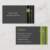 Trendy Floral Design Visitekaartje (Voorkant / Achterkant)