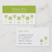 Trendy Floral Design Visitekaartje (Voorkant / Achterkant)