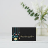 Trendy Floral Design Visitekaartje (Staand voorkant)
