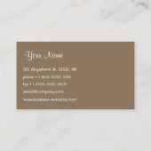 Trendy Floral Design Visitekaartje (Achterkant)