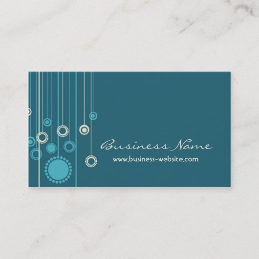 Trendy Floral Design Visitekaartje (Voorkant)