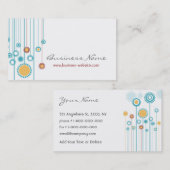 Trendy Floral Design Visitekaartje (Voorkant / Achterkant)