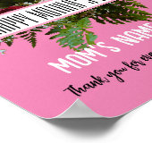 TRENDY FLORAL HAPPY MOEDERDAG POSTER (Hoek)