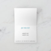 Trendy Floral - Hartelijk dank Bedankkaart (Binnen)