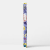 Trendy Floral Hoesje-Mate iPhone Case (Achterkant / Rechts)