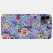 Trendy Floral Hoesje-Mate iPhone Case (Achterkant (horizontaal))