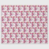 Trendy Floral Luxe Cadeau Collectie Cadeaupapier (Vlak)