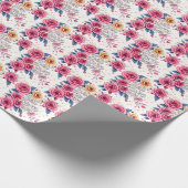 Trendy Floral Luxe Cadeau Collectie Cadeaupapier (Hoek)