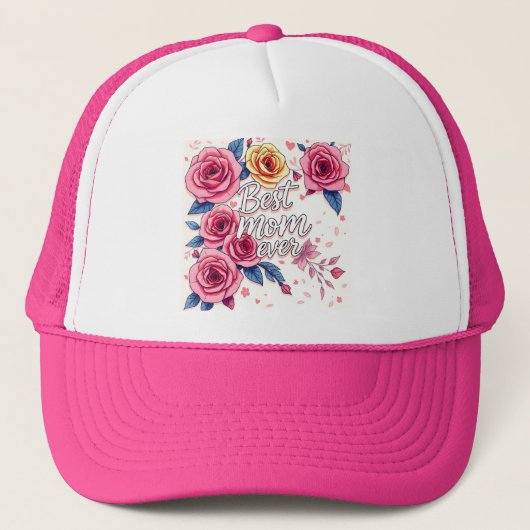 Trendy Floral Luxe Cadeau Collectie Trucker Pet (Voorkant)