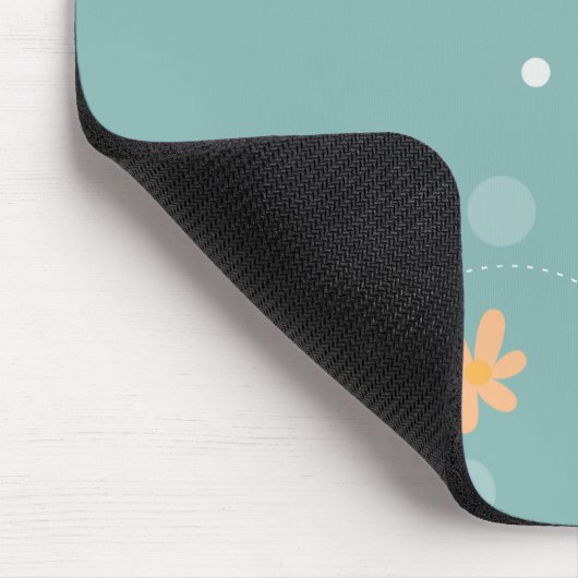 Trendy Floral Mousepad Muismat (Hoek)