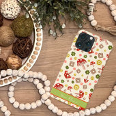 Trendy Floral Mushroom Pattern  naam Case-Mate iPhone Case