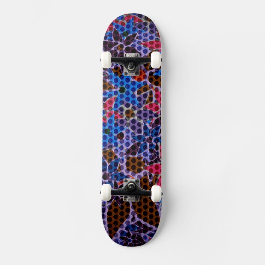 Trendy Floral Pattern #10 Persoonlijk Skateboard (Voorkant)