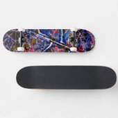 Trendy Floral Pattern #11 Persoonlijk Skateboard (Horizontaal)