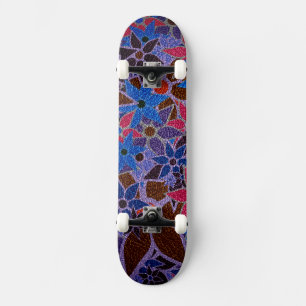 Trendy Floral Pattern #12 Persoonlijk Skateboard