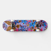 Trendy Floral Pattern #14 Skateboard (Horizontaal)