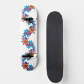 Trendy Floral Pattern #2 Persoonlijk Skateboard (Voorkant)