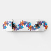 Trendy Floral Pattern #2 Persoonlijk Skateboard (Horizontaal)