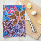 Trendy Floral Pattern  #3 Theedoek (Quarter Fold)