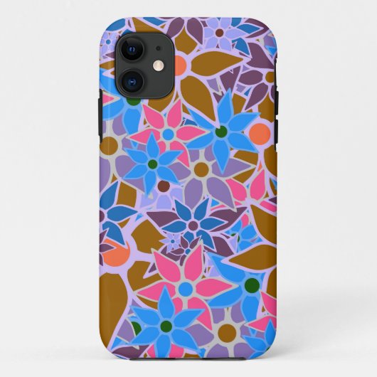 Trendy Floral Pattern #7 Case-Mate iPhone Case (Achterkant)